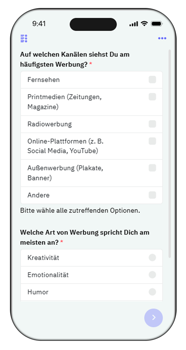 Umfragevorlage Kundenakquise
