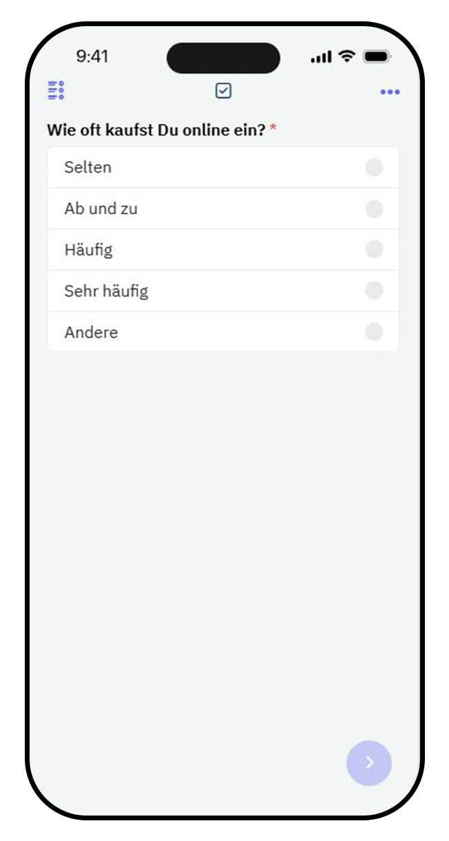 Umfragevorlage zum Online Shopping Verhalten